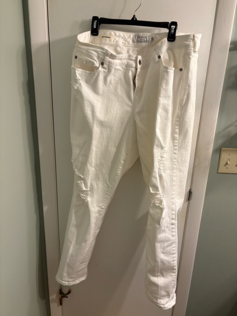 torrid White Denim Jeans